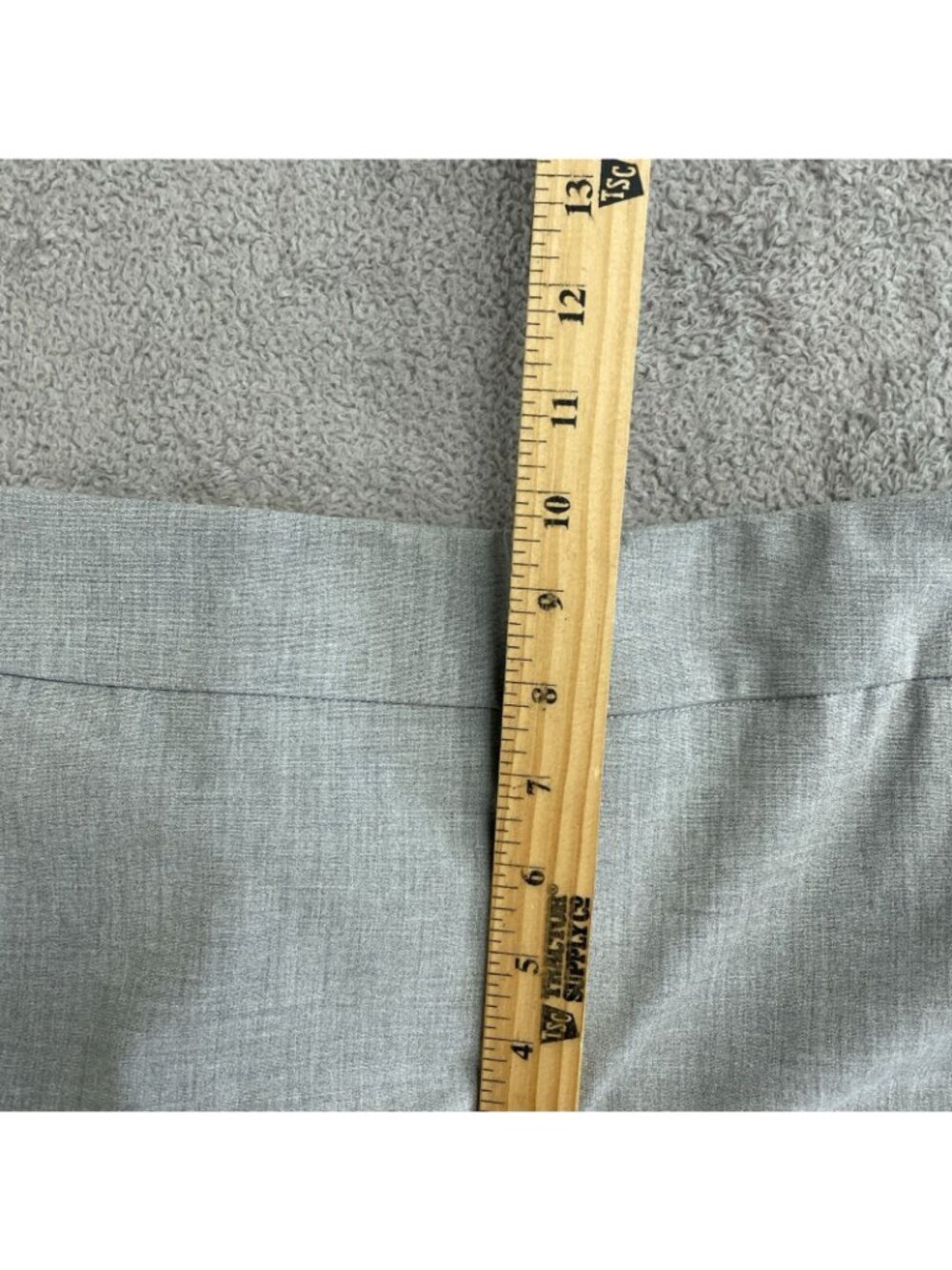 NWT Hilary Radley Women's S Heather Gray Slim Leg Pants 26"  Pull on J2106 - Picture 7 of 14
